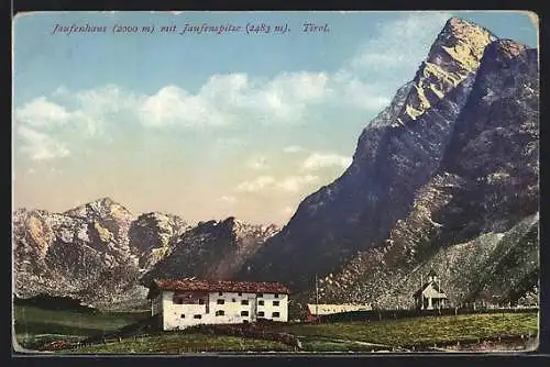 AK Jaufenhaus am Fusse der Jaufenspitze