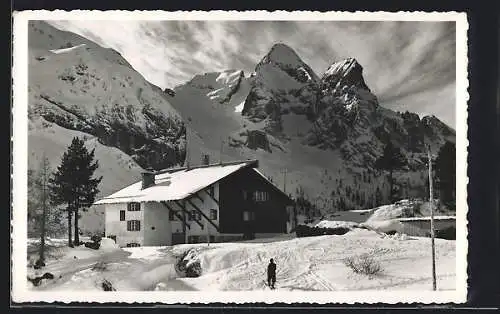 AK Rifugio Marmolda, Berghütte gegen Vernel
