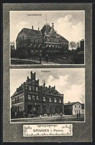 AK Grimmen i. Pomm., Landratsamt, Postamt