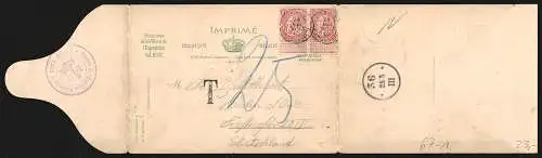 Klapp-Lithographie Liége, L`Exposition de Liége 1905, Panorama de la Ville