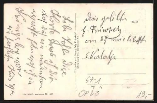 AK Königsberg / Pr., Die Ostmesse, Ersttag