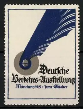 Reklamemarke München, Deutsche Verkehrs-Ausstellung 1925, Messelogo