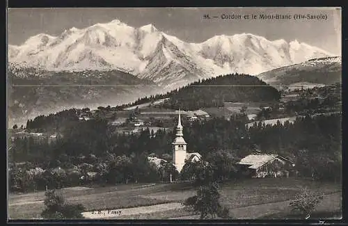 AK Cordon, le Mont-Blan