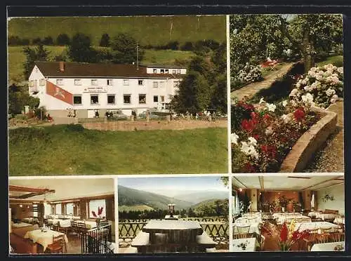 AK Kortelshütte /Odw., Gasthaus und Pension Zum weissen Lamm, Innenansichten