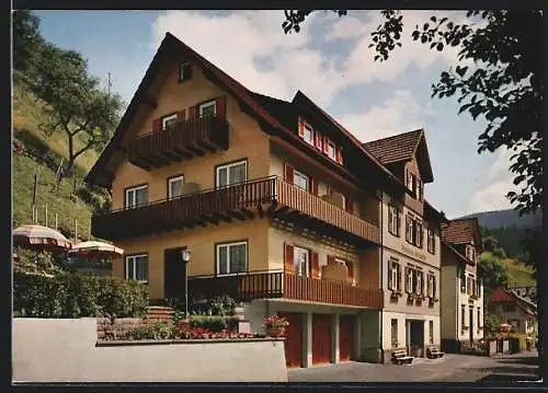 AK Schönmünzach /Schwarzwald, Pension Oesterle