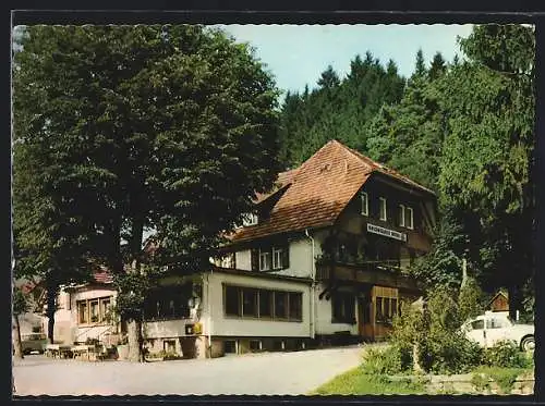 AK Bad Rippoldsau /Schwarzwald, Gasthof-Metzgerei-Pension Zur Holzwälder Höhe Oskar Gerig