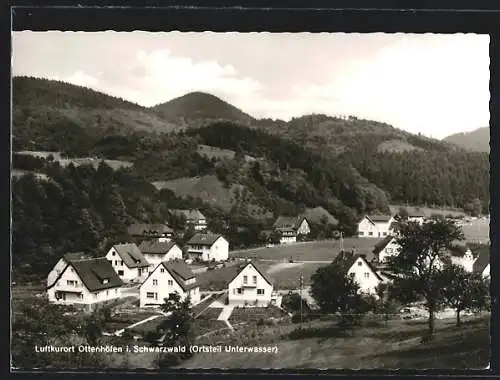 AK Ottenhöfen-Unterwasser i. Schwarzwald, Ortspartie