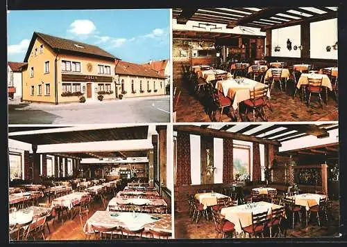 AK Achern, Blick auf Gasthof-Restaurant Adler, Bes. Fa. Fritz Bross