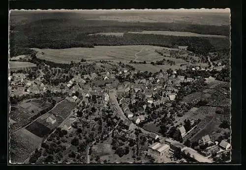 AK Sternenfels, Fliegeraufnahme der gesamten Stadt