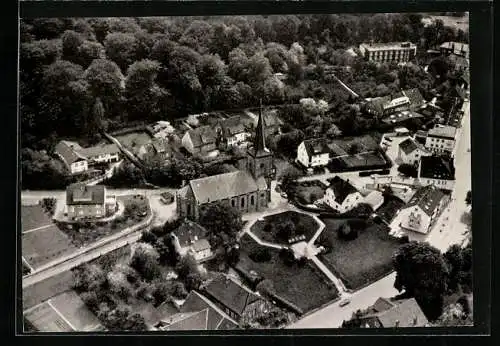 AK Bad Nenndorf, Ortsansicht vom Flugzeug aus