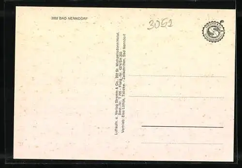 AK Bad Nenndorf, Ortsansicht vom Flugzeug aus