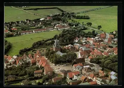 AK Garding /Kreis Eiderstedt, Teilansicht