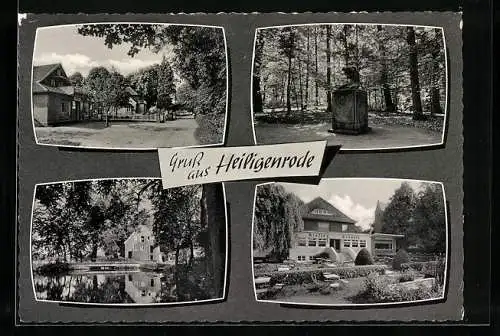 AK Heiligenrode / Stuhr, Gasthaus Kloster-Schänke, Denkmal