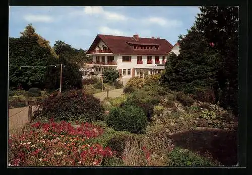 AK Elfenborn bei Stemmen, Hotel Elfenborn Max Wethmüller mit Garten