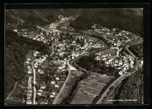 AK Hirsau /Schwarzw., Gesamtansicht vom Flugzeug aus