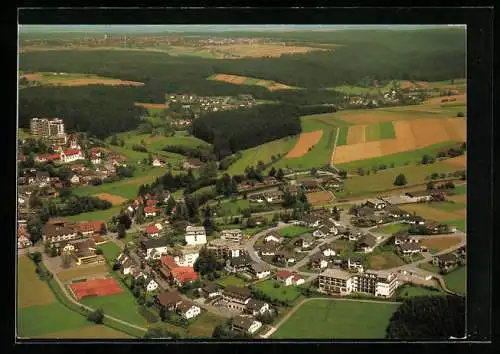 AK Waldachtal-Lützenhardt, Gesamtansicht vom Flugzeug aus