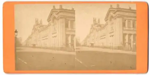 Stereo-Fotografie unbekannter Fotograf, Ansicht Paris, vue de la Gare du Nord