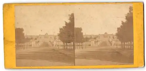 Stereo-Fotografie Baptiste Guerard, Paris, Ansicht Paris, vue de la Ecol de Militaire