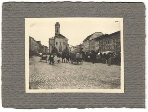 15 Fotografien unbekannter Fotograf, Ansicht Traunstein, Surheim, Überschwemmung in Surheim, Marktplatz Traunstein u.a.