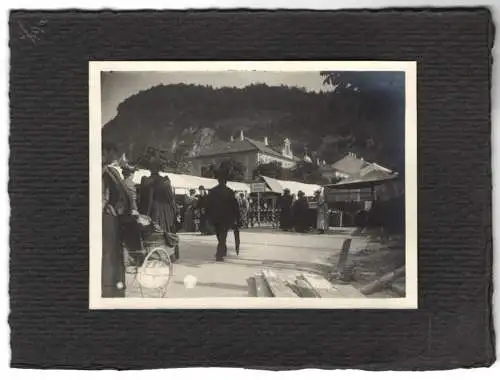 16 Fotografien unbekannter Fotograf, Ansicht Salzburg, Gestüt, Dult-Volksfest, Pferde f. Mailänder Ausstellung 1906