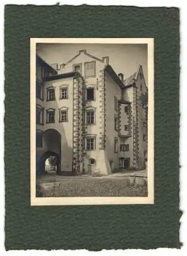 16 Fotografien unbekannter Fotograf, Ansicht Altenmarkt / Alz, Ortsansichten mit Schloss & Umgebung, Burghausen u.a.