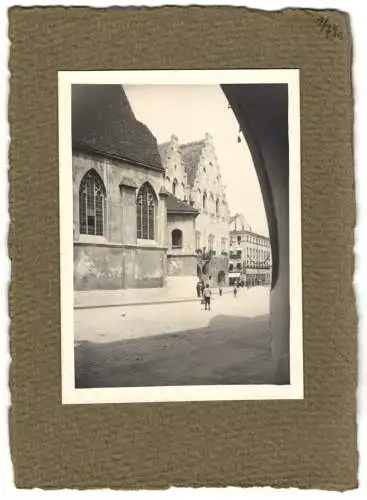 16 Fotografien unbekannter Fotograf, Ansicht Wasserburg / Inn, Stadtansichten mit belebten Strassenzügen & Geschäften