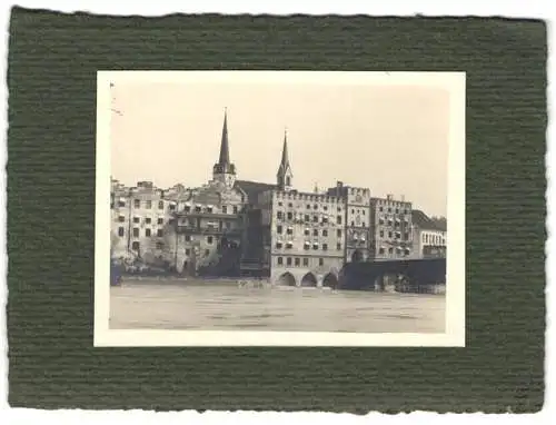 16 Fotografien unbekannter Fotograf, Ansicht Wasserburg / Inn, Stadtansichten mit belebten Strassenzügen & Geschäften