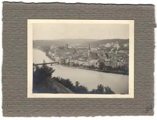 16 Fotografien unbekannter Fotograf, Ansicht Wasserburg / Inn, Stadtansichten mit belebten Strassenzügen & Geschäften