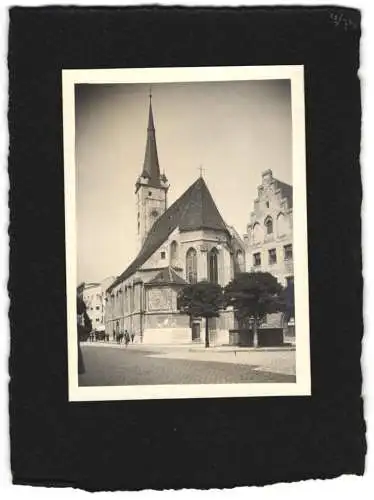 16 Fotografien unbekannter Fotograf, Ansicht Wasserburg / Inn, Stadtansichten mit belebten Strassenzügen & Geschäften