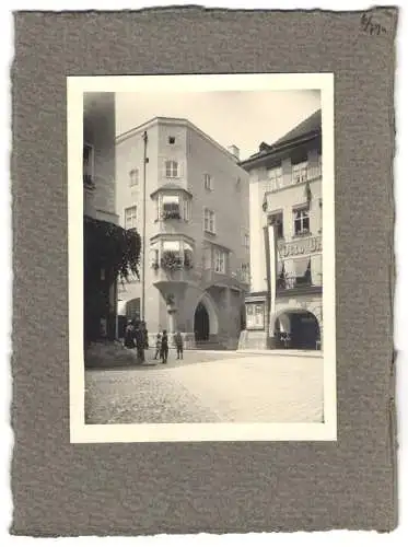 16 Fotografien unbekannter Fotograf, Ansicht Wasserburg / Inn, Stadtansichten mit belebten Strassenzügen & Geschäften