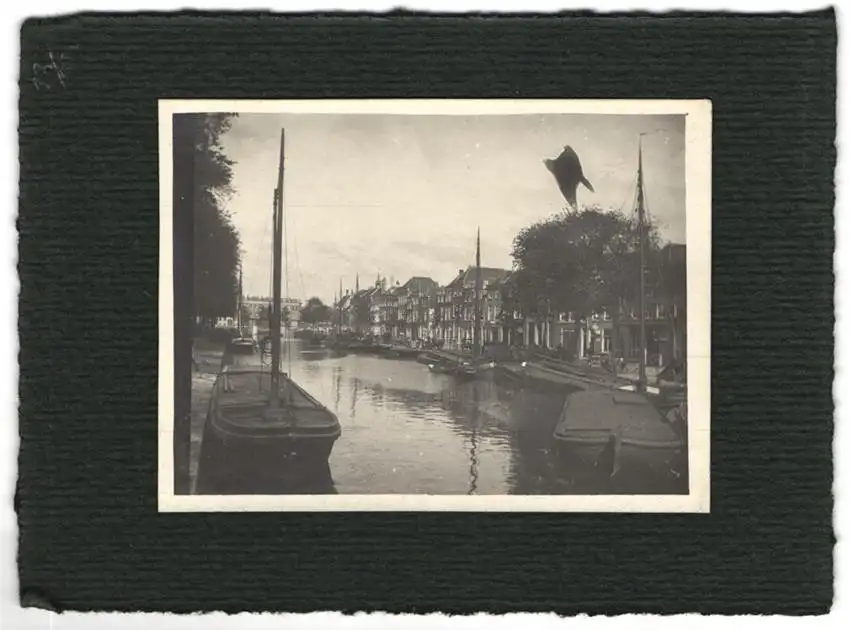 16 Fotografien unbekannter Fotograf, Ansicht Amsterdam, Den Haag - Gracht m. Windmühle, Scheveningen, Triest, Koblenz 11