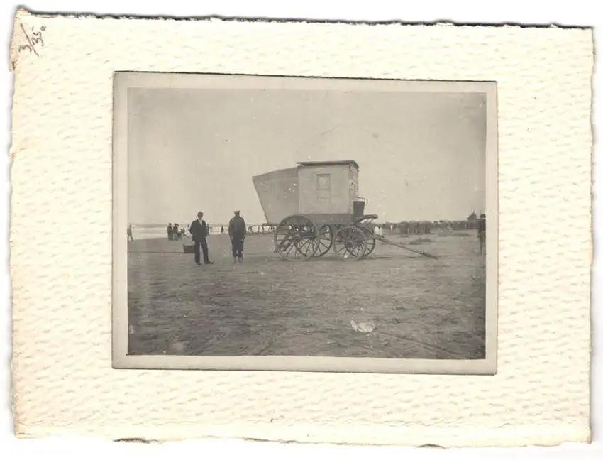 16 Fotografien unbekannter Fotograf, Ansicht Amsterdam, Den Haag - Gracht m. Windmühle, Scheveningen, Triest, Koblenz 2