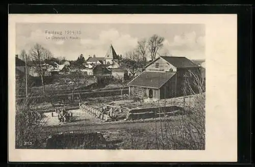 AK Le Chatelet, Blick auf die Ortschaft