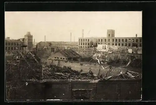 AK Lille, Teilansicht nach einer Explosion