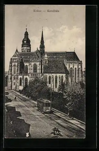 AK Kosice, Katedrala, Strassenbahn
