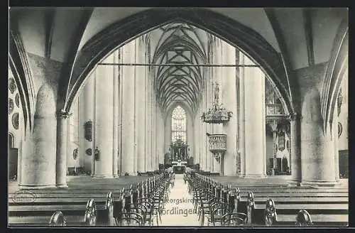 AK Nördlingen, St. Georgskirche, Inneres