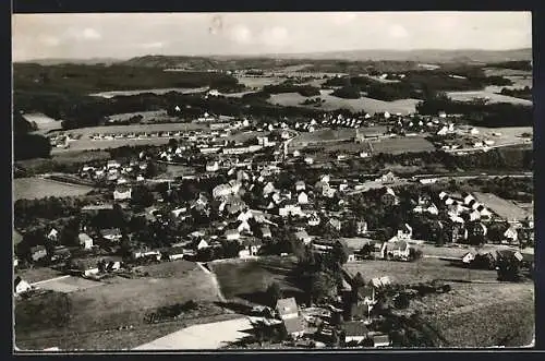 AK Marienheide, Gesamtansicht vom Flugzeug aus