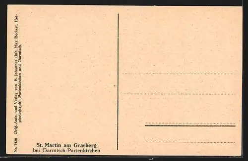 AK Garmisch-Partenkirchen, St. Martin am Grasberg