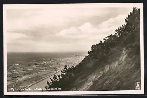 AK Bansin /Ostsee, Partie am Langenberg