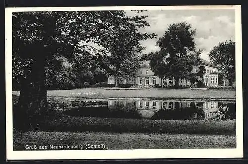 AK Neuhardenberg, Ansicht vom Schloss