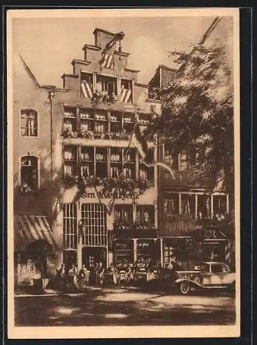 AK Köln, Gasthaus Em Krützche am Rhein, Am Frankenturm 3