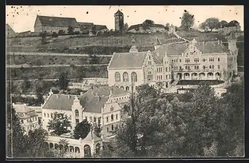 AK Rothenburg / Tauber, Kurhotel Wildbad mit Umgebung