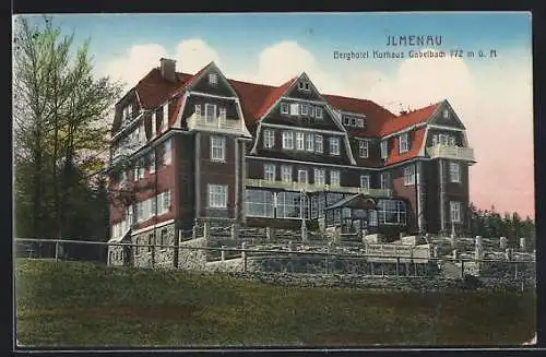 AK Ilmenau, Berghotel Kurhaus Gabelbach