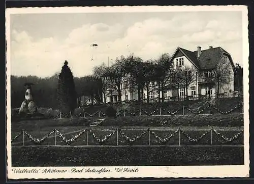 AK Bad Salzuflen-Schötmar, Wald-Restaurant und hotel Walhalla W. Pivit