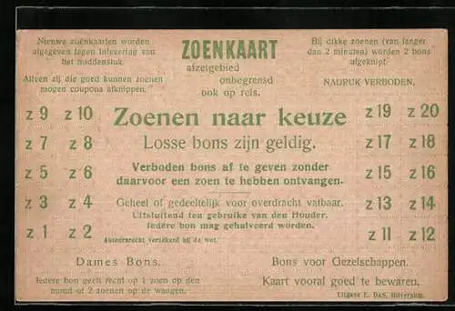 AK Scherzhafte Bons in niederländischer Sprache