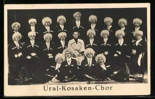 AK Ural-Kosaken-Chor mit Fellhüten