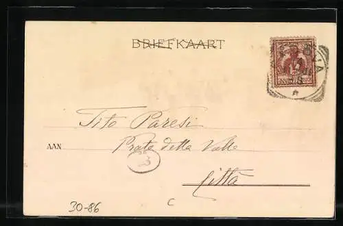 AK Het Nederlandsche Leger, Niederländische Soldaten in Uniform zu Pferde