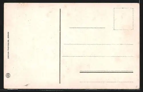 AK Salò, Ortsansicht mit Gardasee aus der Vogelschau