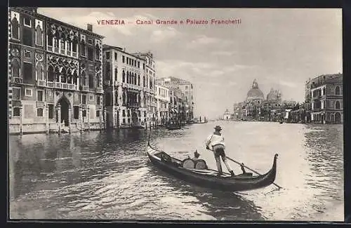 AK Venezia, Canal Grande e Palazzo Franchetti