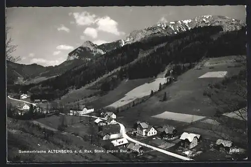 AK Altenberg a. d. Rax, Ortspartie mit Strasse